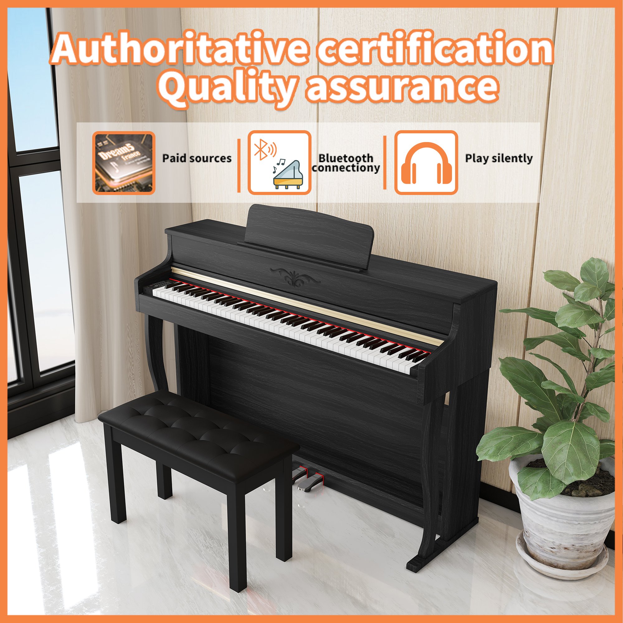 LeGemCharr piano cottura induzione keyboard piano 88 keys digital worlde digital piano 88 weighted keys