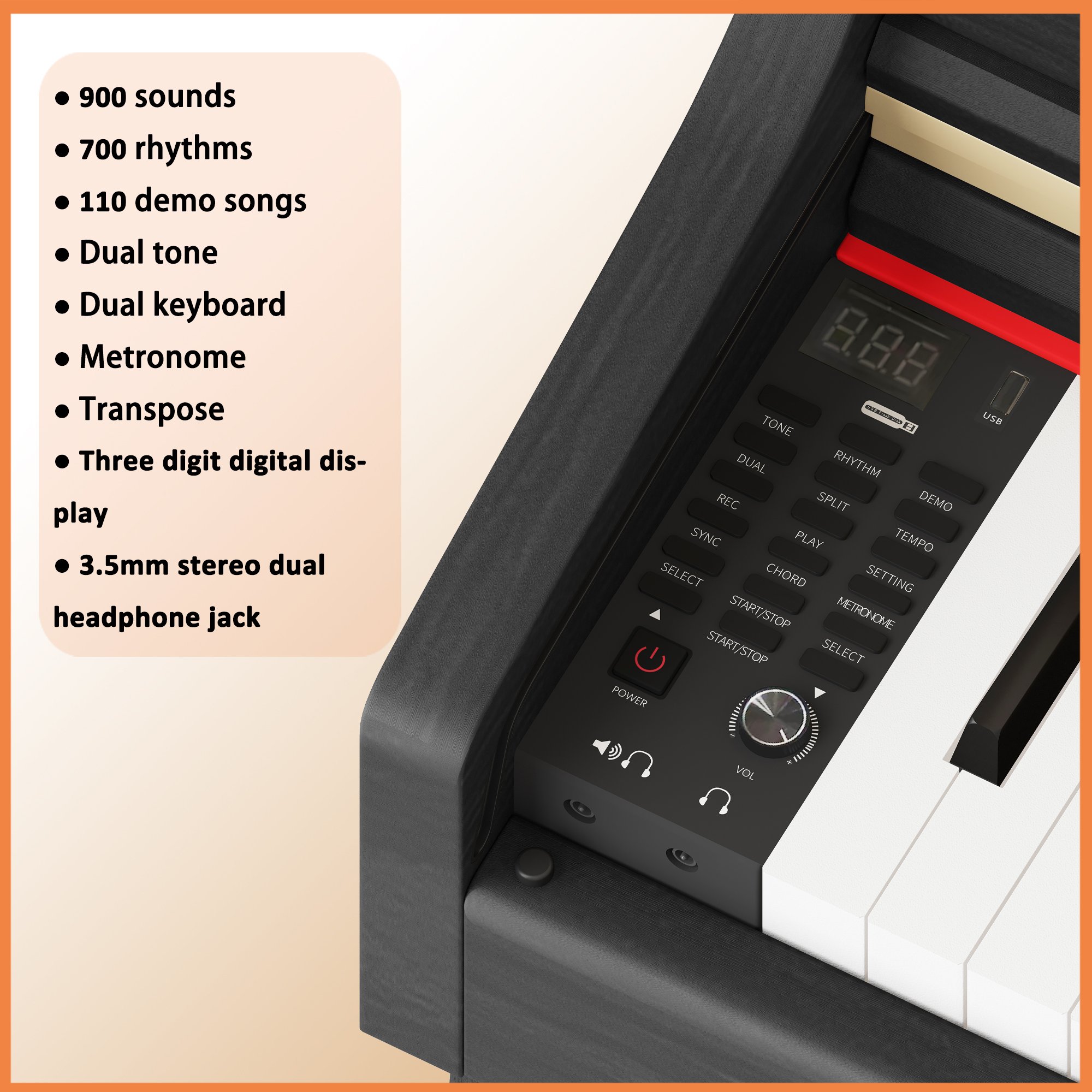 LeGemCharr piano cottura induzione keyboard piano 88 keys digital worlde digital piano 88 weighted keys