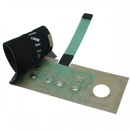 Custom Embossed LED Membrane Keyboard Membrane Switch Digital Printing OEM Rubber Wholesale Price Matrix Membrane Switch Button