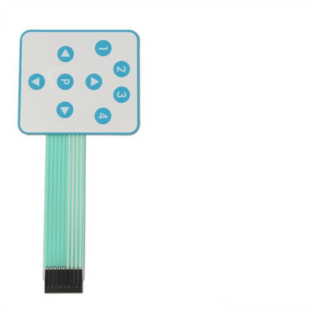 OEM Manufacturer Customized Medical Machine Push Button Switch Tactile Membrane Keyboard with Metal Dome Contact for Machines