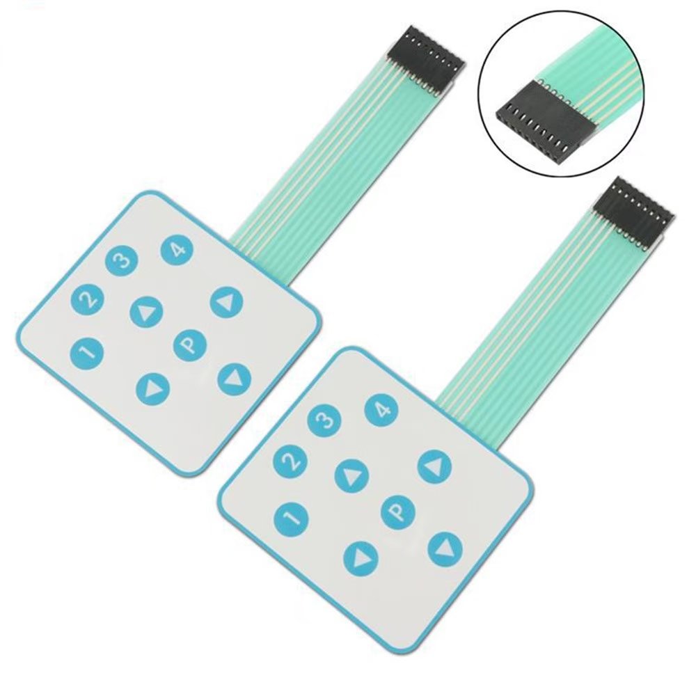 OEM Manufacturer Customized Medical Machine Push Button Switch Tactile Membrane Keyboard with Metal Dome Contact for Machines