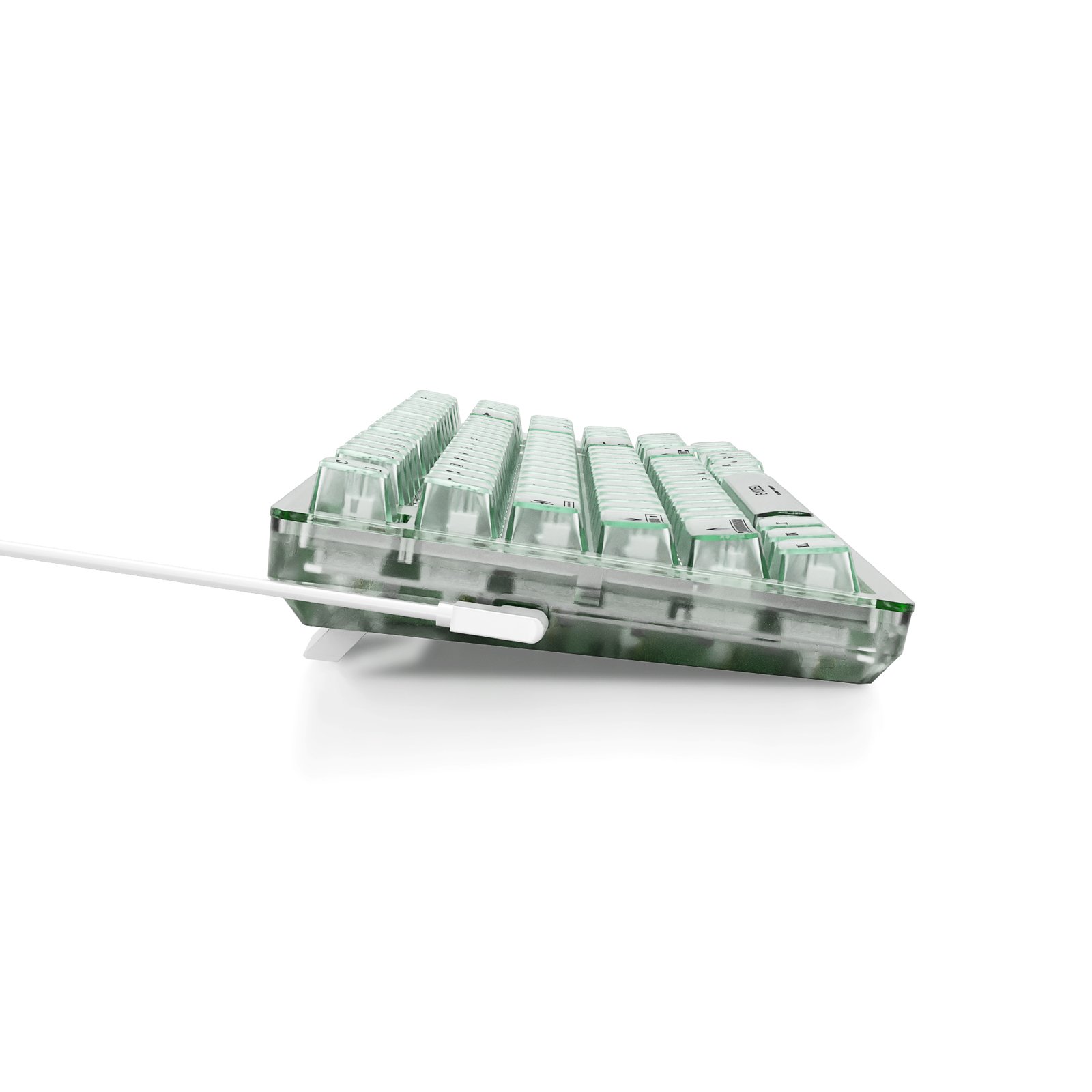 E-yooso z-94 RGB Wired Backlight Switch 94% Gaming Transparent Mechanical Keyboard with RGB Lighting