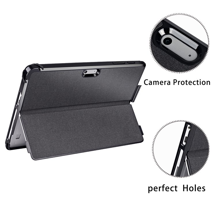 Laptop Cover for Surface Go 1/2/3/4 Tablet Accessories Heavy Duty Case for Surface Go 1/2/3/4 Black