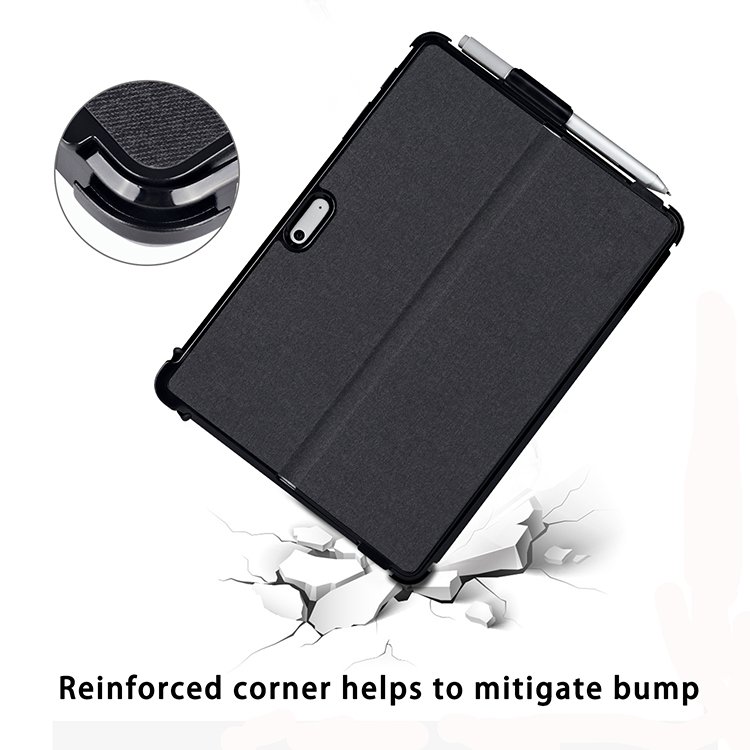 Laptop Cover for Surface Go 1/2/3/4 Tablet Accessories Heavy Duty Case for Surface Go 1/2/3/4 Black