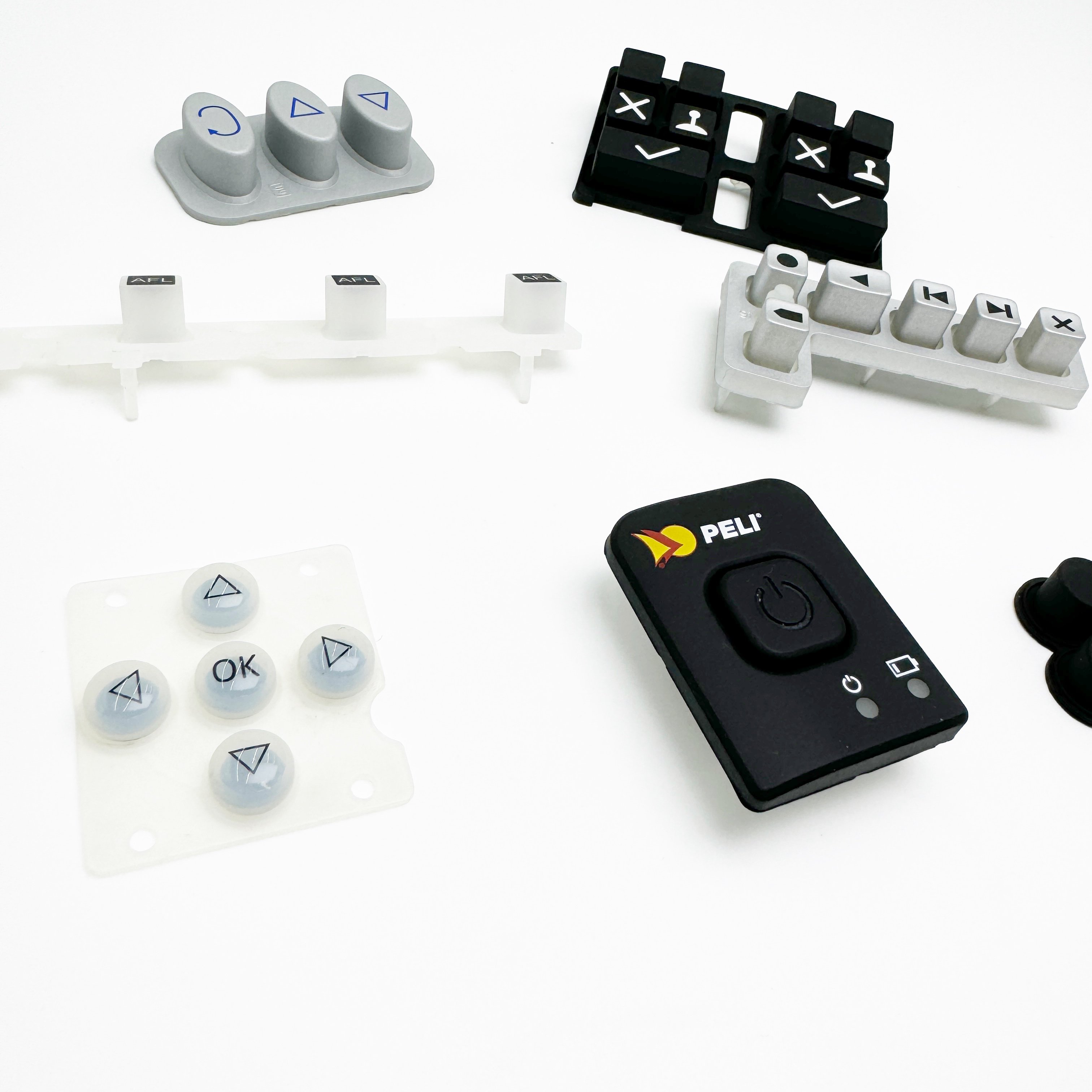 OEM ODM Custom Silicone Button Keyboard Keypad Switches Wide Range Compatibility Electronic Devices Rubber PVC Mould Processing