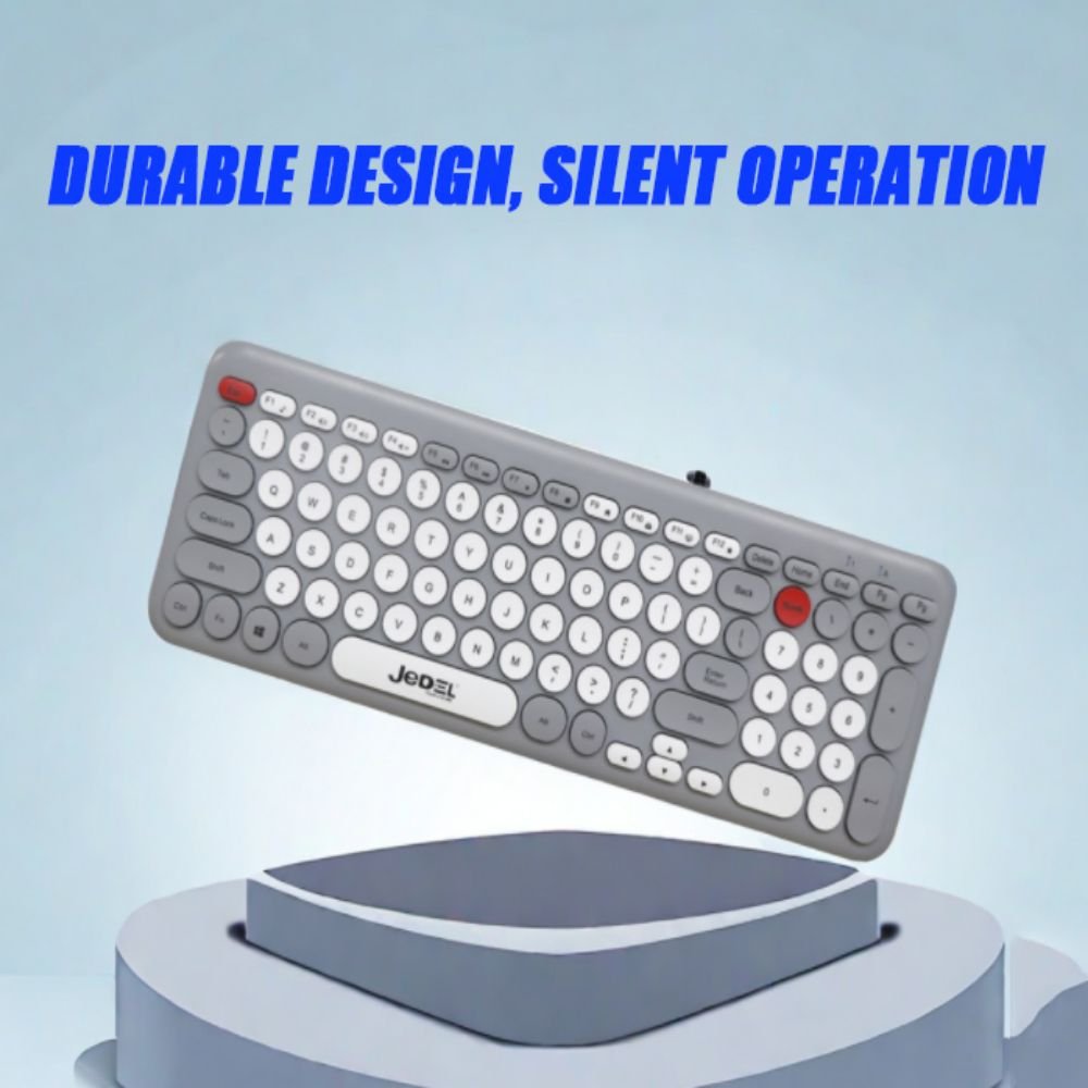 Wired Gaming Keyboard Ultra Fast Response Time, Silent Button Film Switch,Simple And Exquisite, Ergonomic,Suitable For Computers