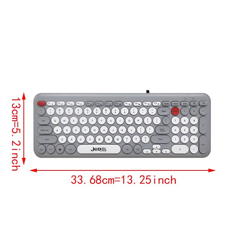 Wired Gaming Keyboard Ultra Fast Response Time, Silent Button Film Switch,Simple And Exquisite, Ergonomic,Suitable For Computers