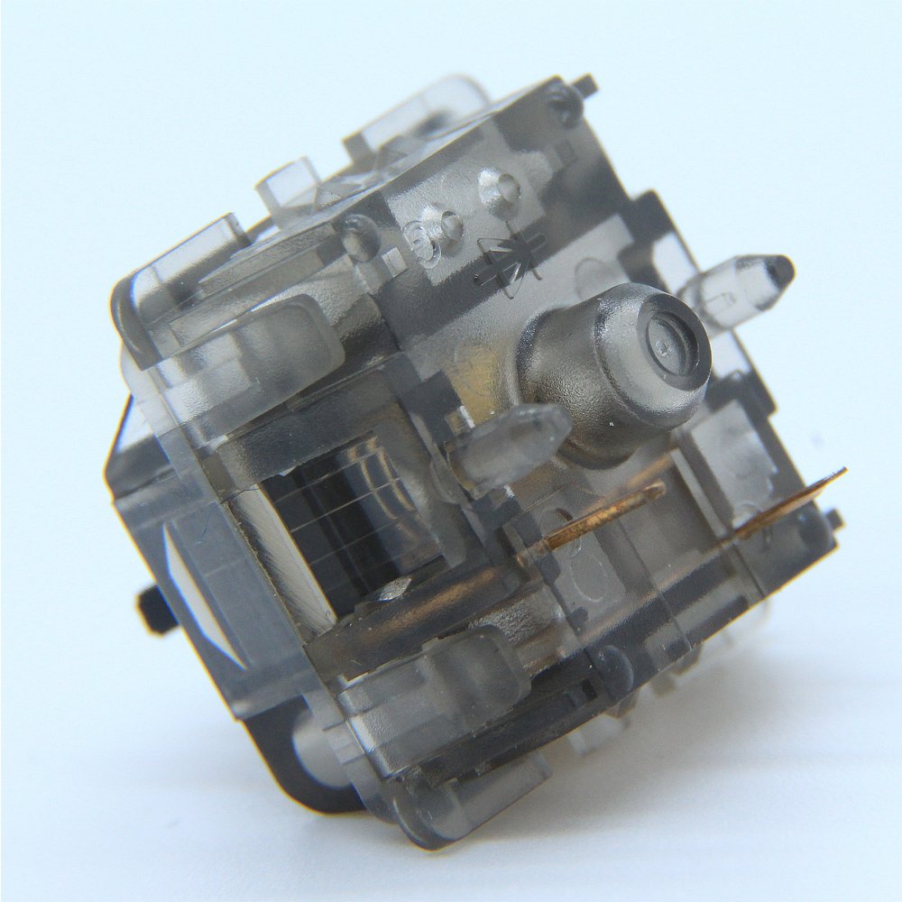 DIY Customized 5 pin Keyboard Switch with Black Stem Smoky Housing Mechanical Linear Switch
