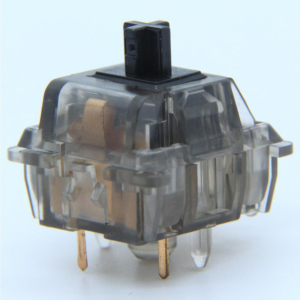 DIY Customized 5 pin Keyboard Switch with Black Stem Smoky Housing Mechanical Linear Switch