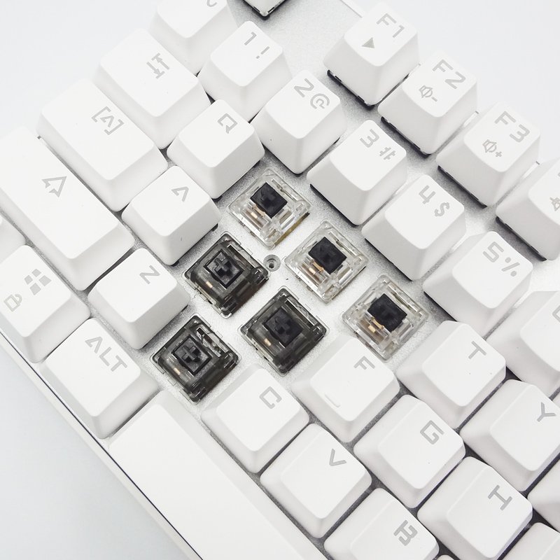 DIY Customized 5 pin Keyboard Switch with Black Stem Smoky Housing Mechanical Linear Switch