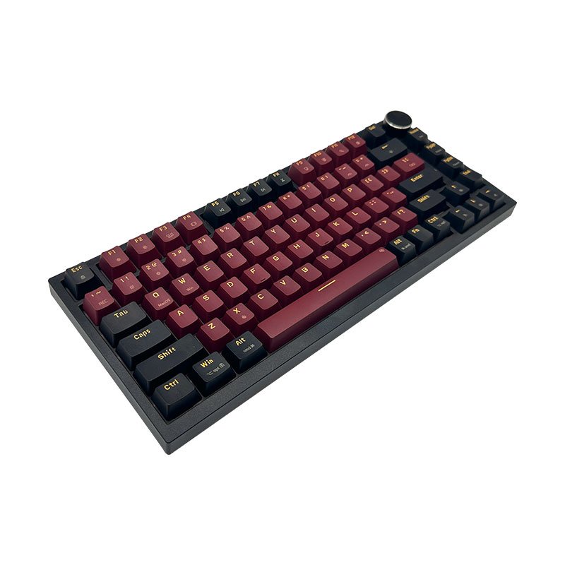 Classic 75% Simple Design Wireless Mechanical Keyboard Various Dazzling Lights 82 Keys Red Switch Computer Gaming Keyboard