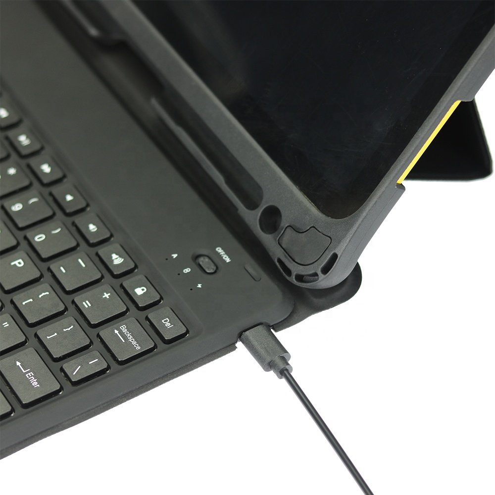 OEM 11inch ROHS Bluetooth Keyboard Case for iPad Pro 11 Shockproof Magnetic Cover for iPad 12.9 with Keyboard Pencil Holder