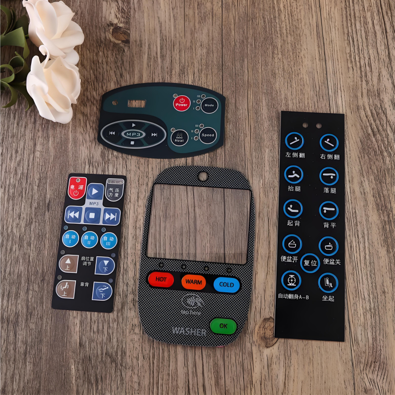 High Quality Customized Fpc Rgb Backlight Membrane Switch Keypad Keyboard