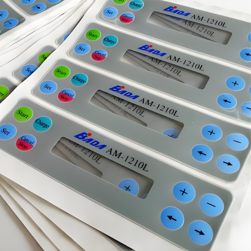 High Quality Customized Fpc Rgb Backlight Membrane Switch Keypad Keyboard