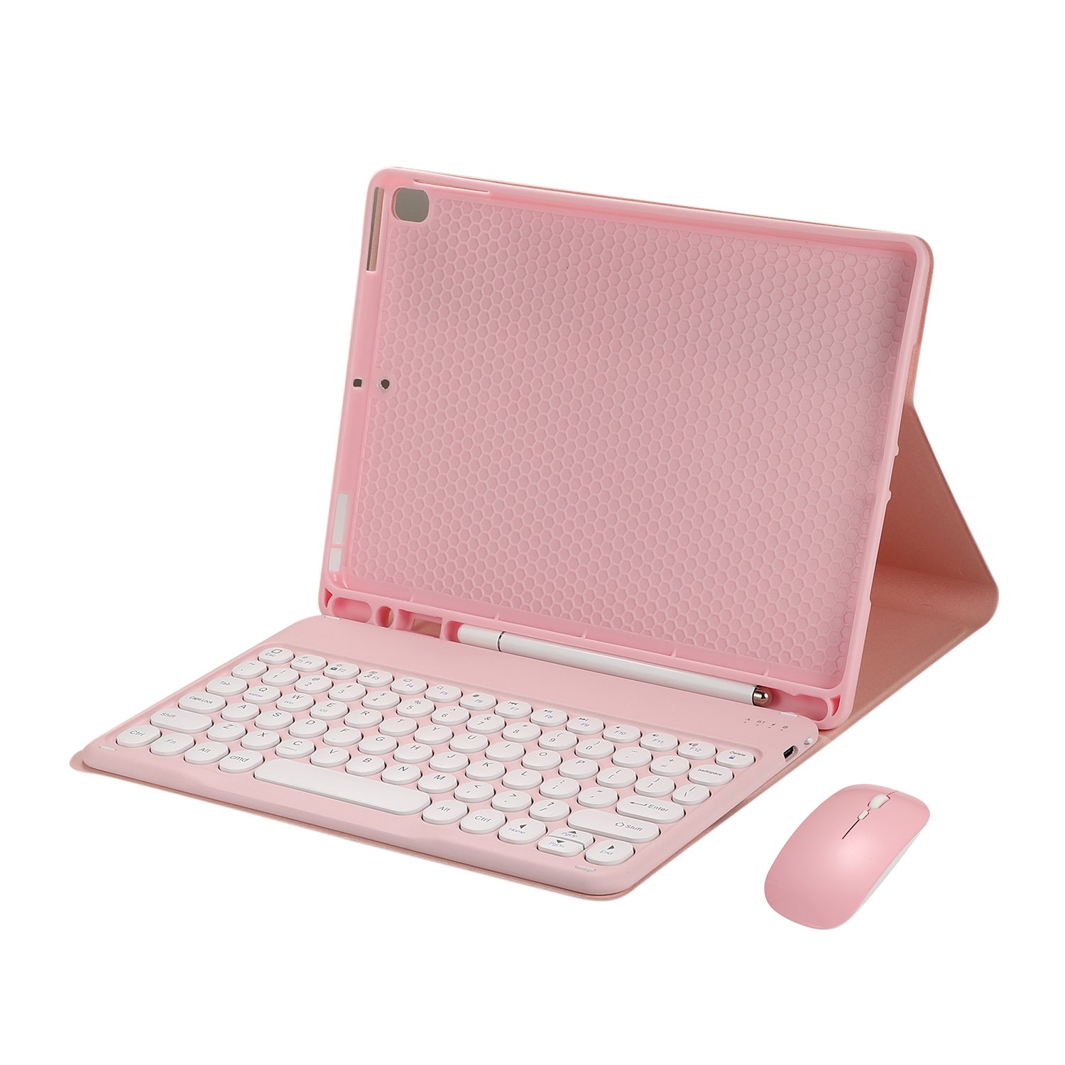 IPad 8 10.2 wireless keyboard cover with mouse and pen slot