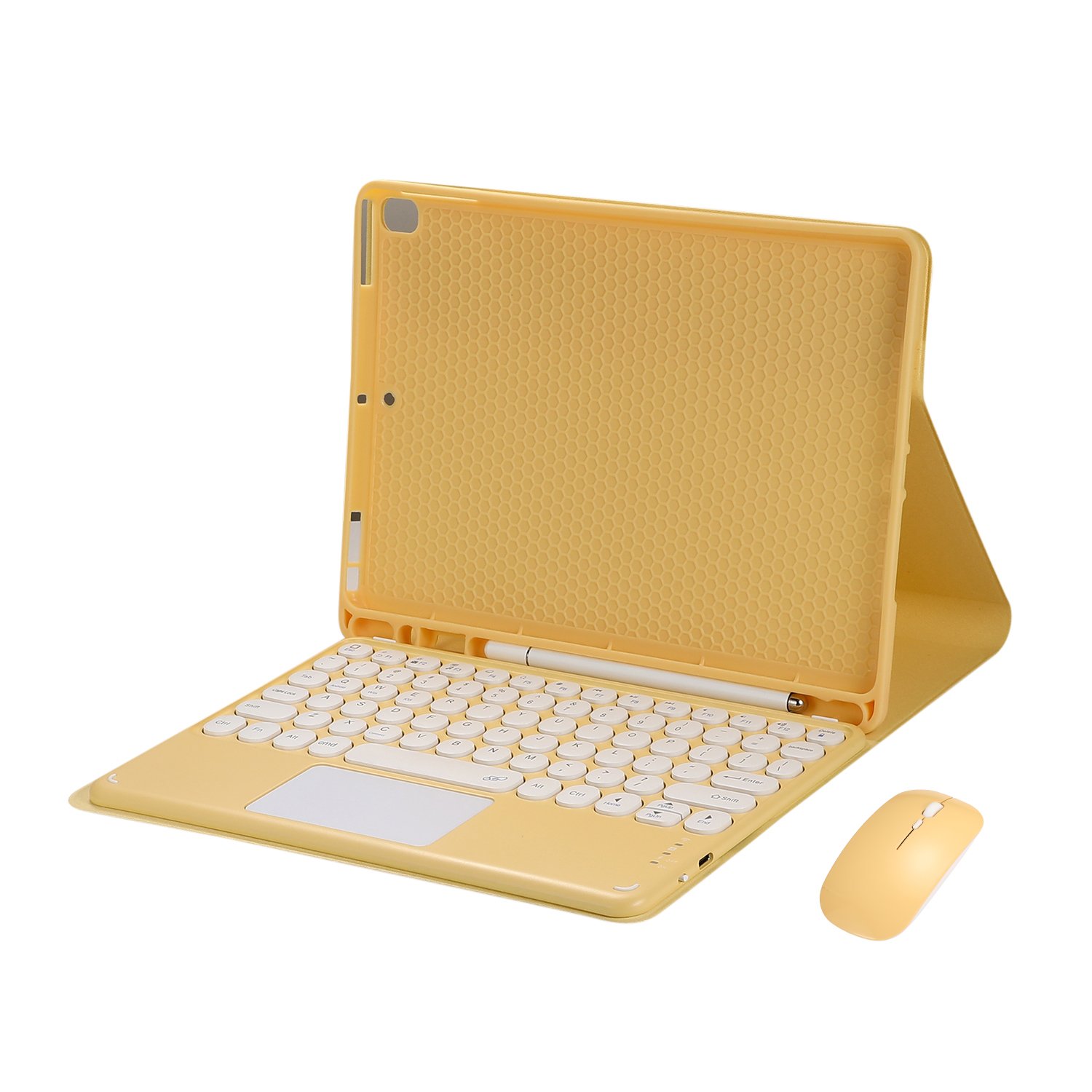 IPad 8 10.2 wireless keyboard cover with mouse and pen slot