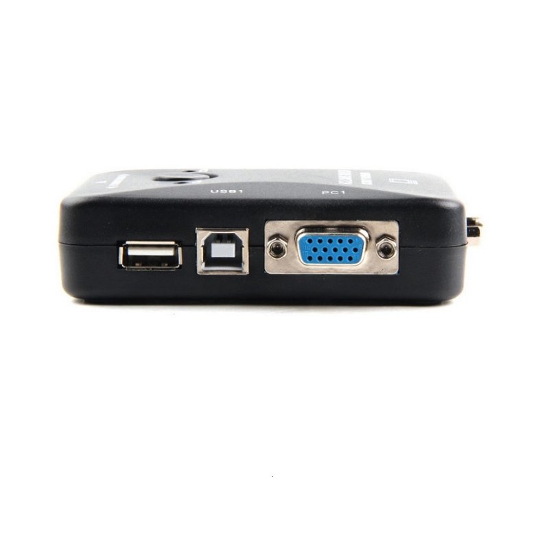 Good quality 2 port kvm VGA Switch box 1920 X 1440 usb 2.0 kvm switch vga for sale