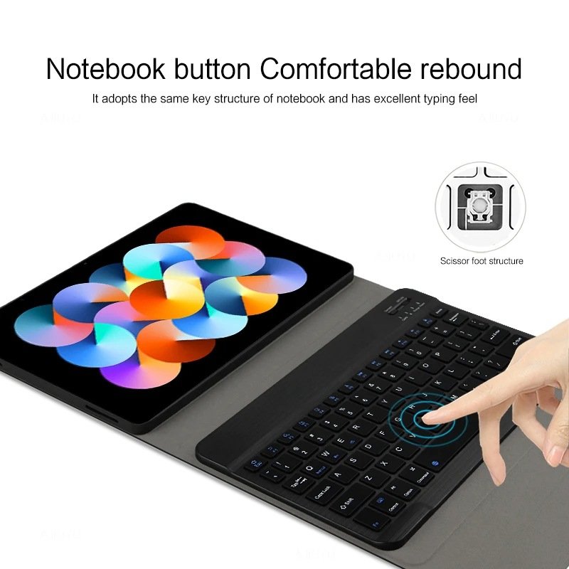 For Lenovo Xiaoxin Pad 2024 Case Keyboard Cover for Xiaoxinpad 2024 Tab M11 TB331FC Tablet Case Teclado Spanish Russian Korean