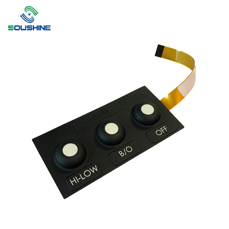 Good quality silicone button rubber panel cover waterproof membrane switch