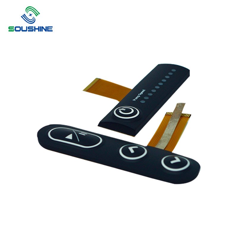 Good quality silicone button rubber panel cover waterproof membrane switch