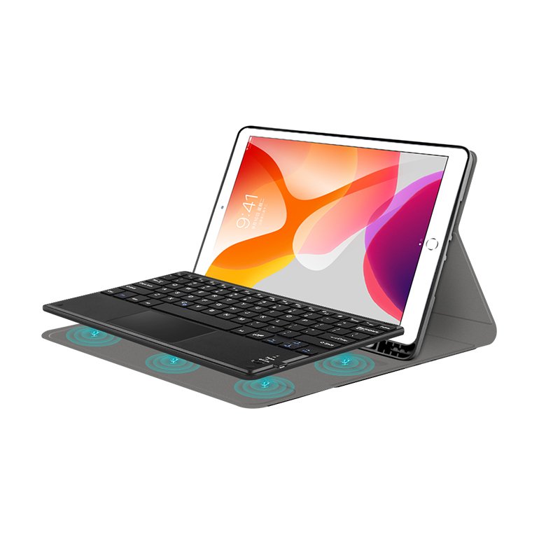 For iPad 10.2" 7 8 9 th Generation wireless Keyboard Case touchpad 10.2 Folio Case wireless magnetic cover factory wholesales