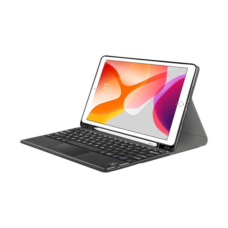 For iPad 10.2" 7 8 9 th Generation wireless Keyboard Case touchpad 10.2 Folio Case wireless magnetic cover factory wholesales
