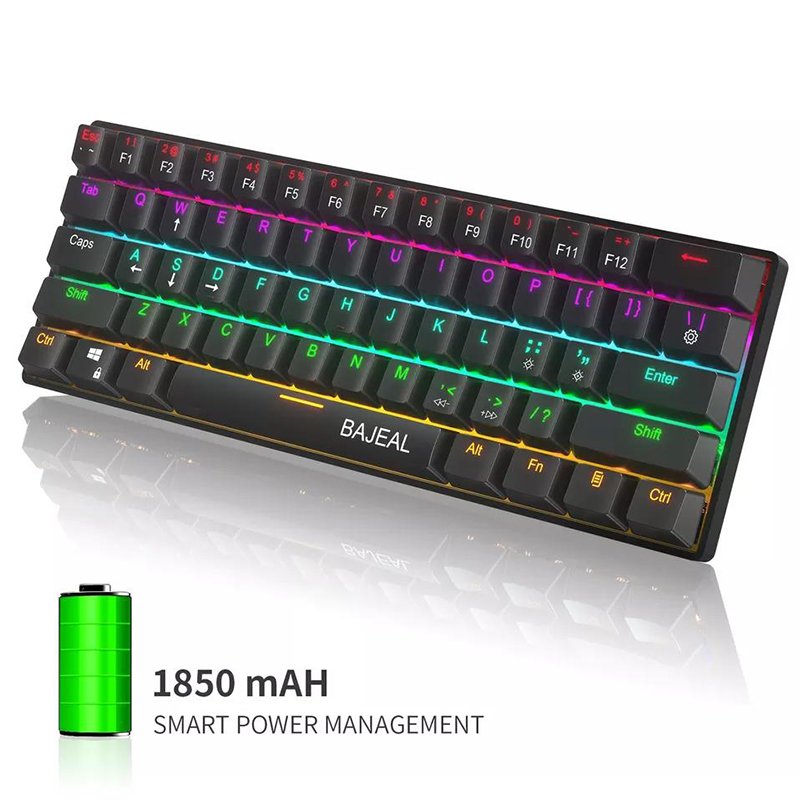 Hot selling 61 keys computer keyboard portable mechanical keyboard for tablets & phones