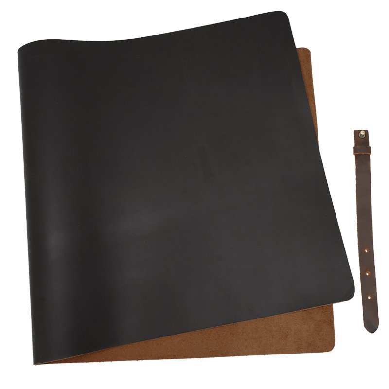 Retro Vintage Gaming Style Real Leather Mousepad Durable Keyboard Table Cover Office Table Genuine Leather Computer Desk Mat