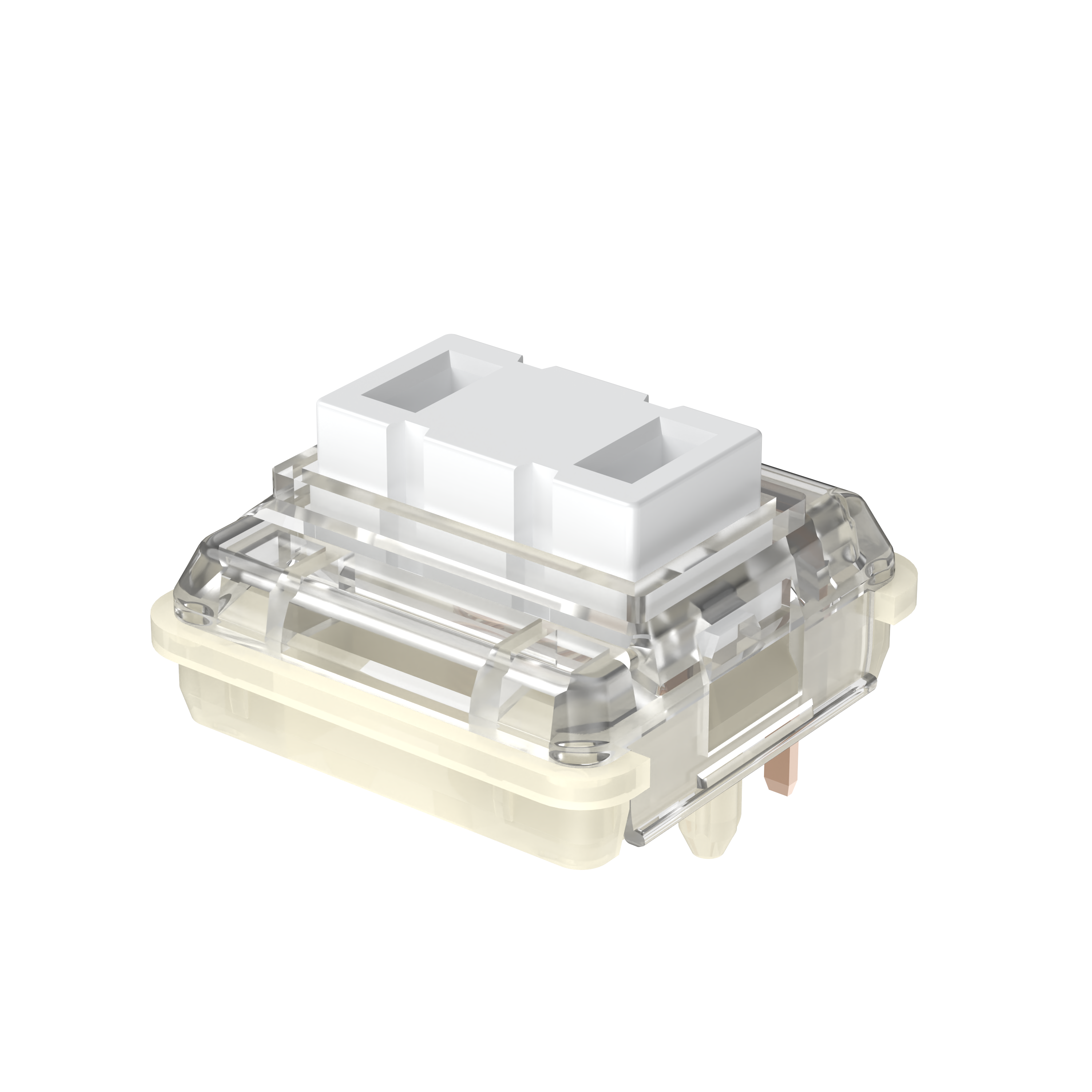High quality modern KTT White Low Profile 5Pins hotplug Keyboard Custom Linear Gaming Keyboardwit switch