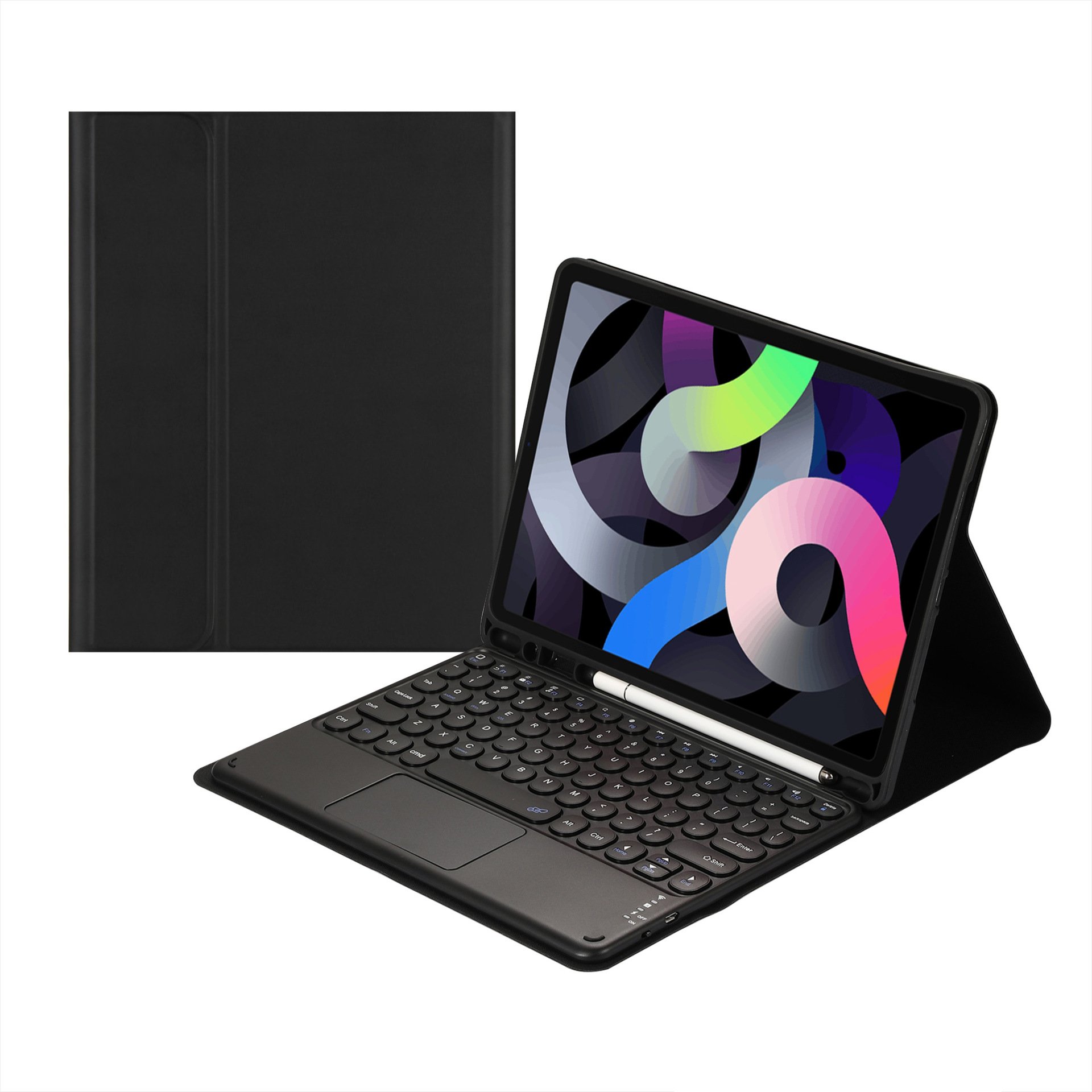 Magnetic Wireless Trackpad Keyboard Case for iPad 7/8/9 10.2" ipad10th gen 2022 10.9 inches Keyboard Tablet Case Cover