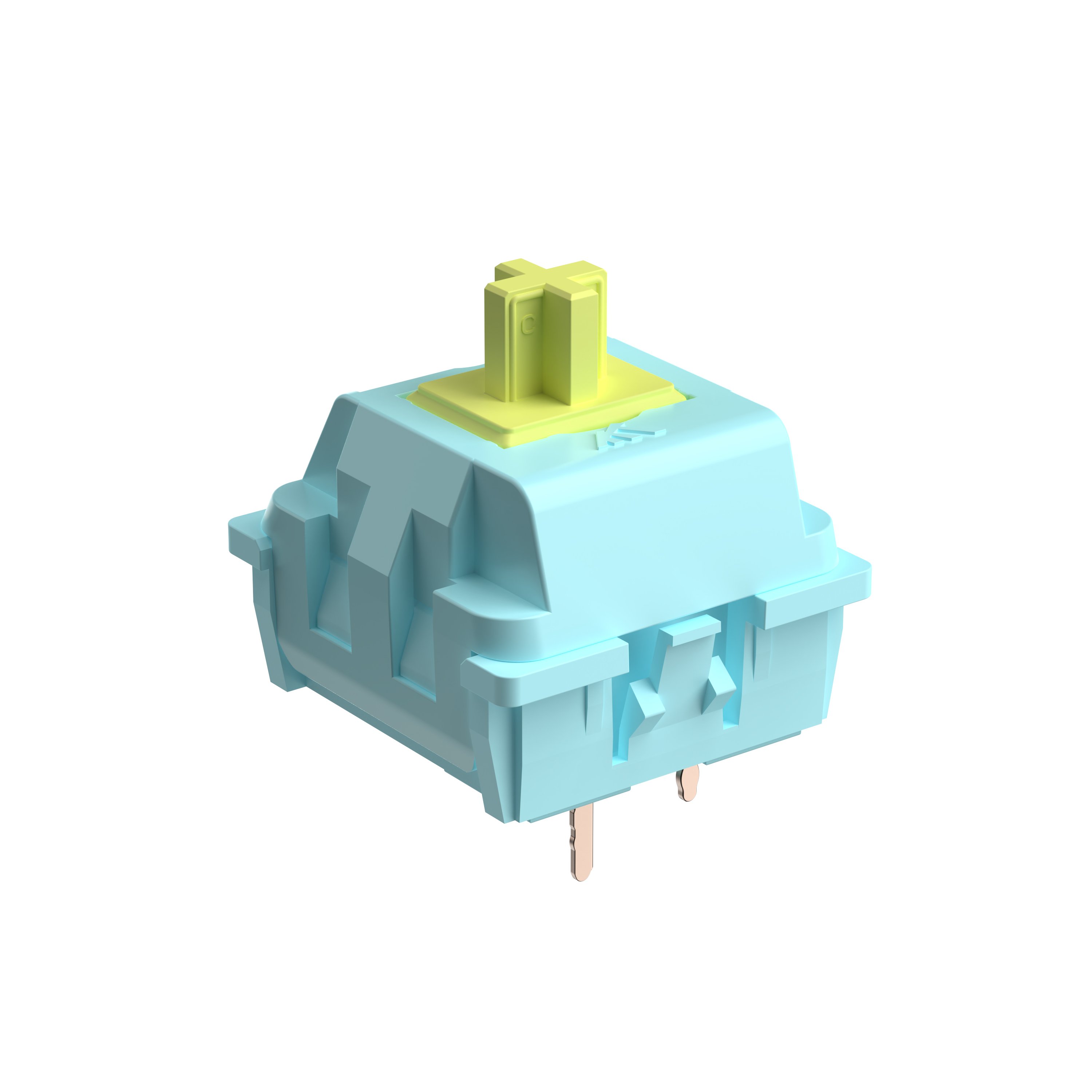 KTT Sea Salt Lemon Content Switch Linear switches for mechanical keyboard 3Pins diy mechanical keyboard switch opener