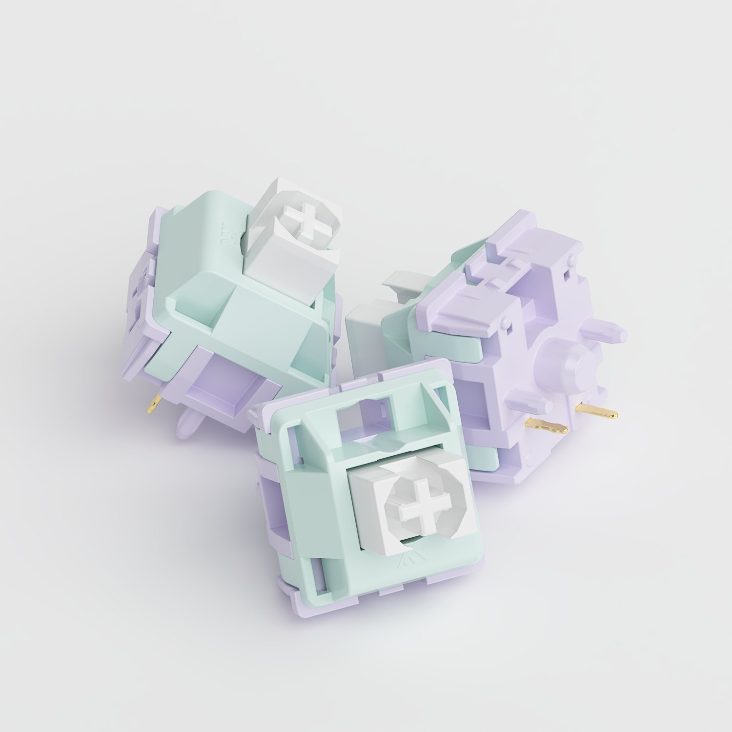 KTT Content Purple Star linear MechanicalKeyboardSwitches HighPerformance Customizable Durable Gaming Typing Coding Upgrade2024
