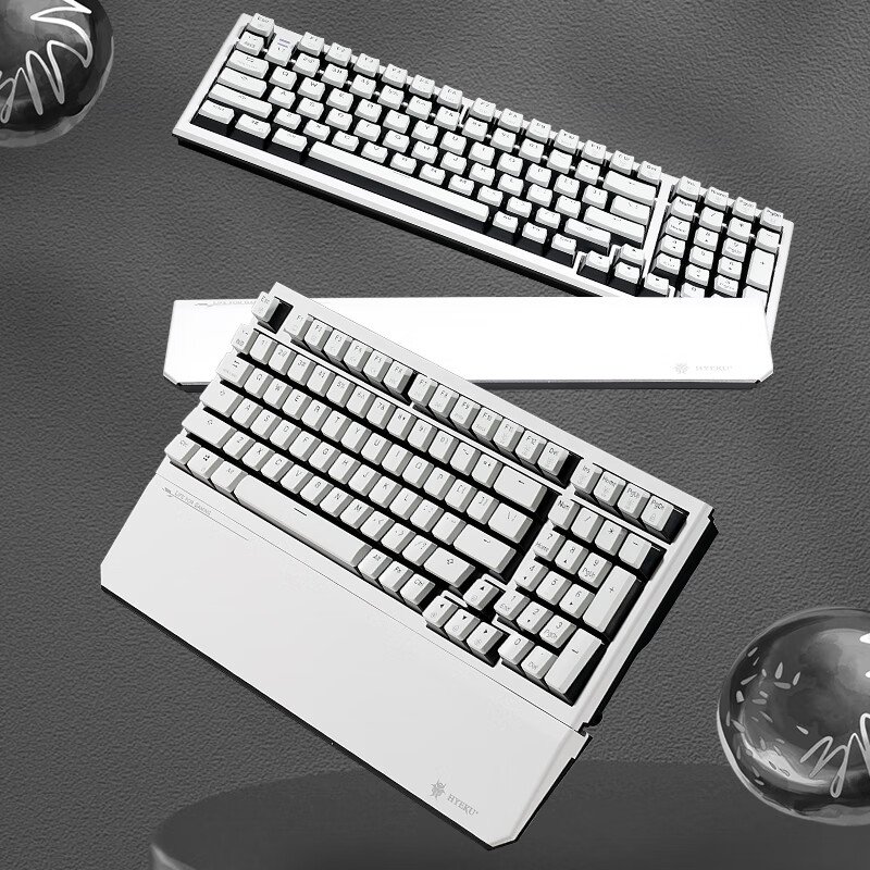 2.4G Wireless 100% Keyboard Hot Swap Yellow Red Switch RGB Backlit Russia Layout 99 Keys Gaming Keyboard Mechanical