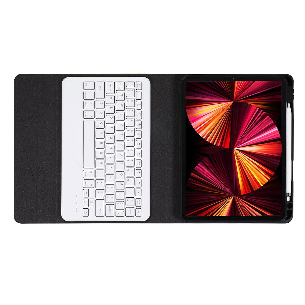 CYKE Triangle Bracket Gradient Color Tablet Keyboard Case Cover for Apple Ipad Air 4 2020 Air 5 2022 10.9 Inch Ipad Pro 11 "
