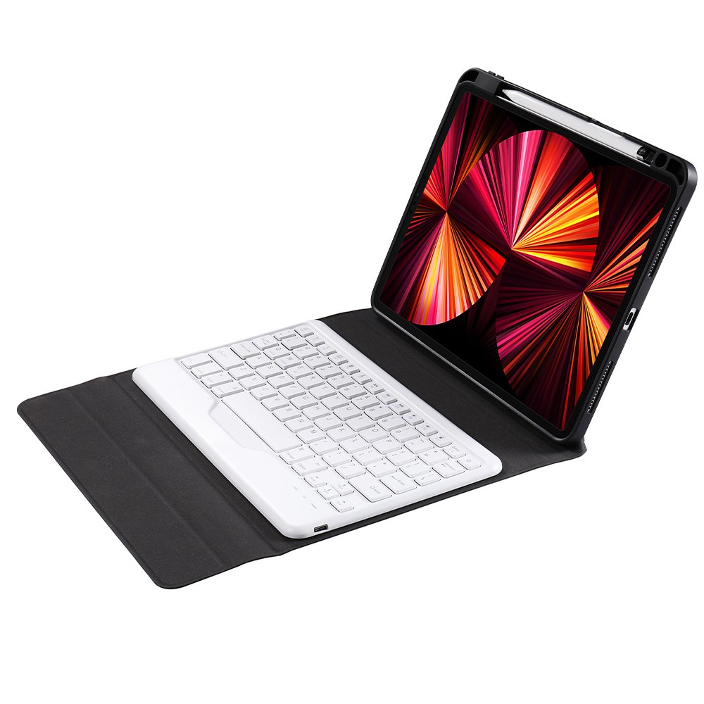 CYKE Triangle Bracket Gradient Color Tablet Keyboard Case Cover for Apple Ipad Air 4 2020 Air 5 2022 10.9 Inch Ipad Pro 11 "