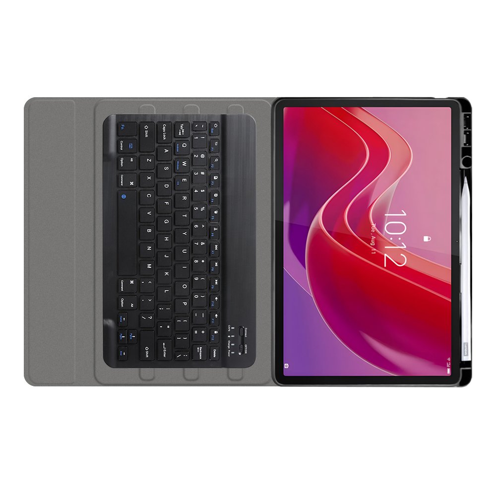 wireless Keyboard tablet case for Lenovo tab M11 2024 slim PU leather cover case with pencil holder