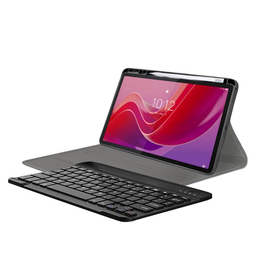 wireless Keyboard tablet case for Lenovo tab M11 2024 slim PU leather cover case with pencil holder