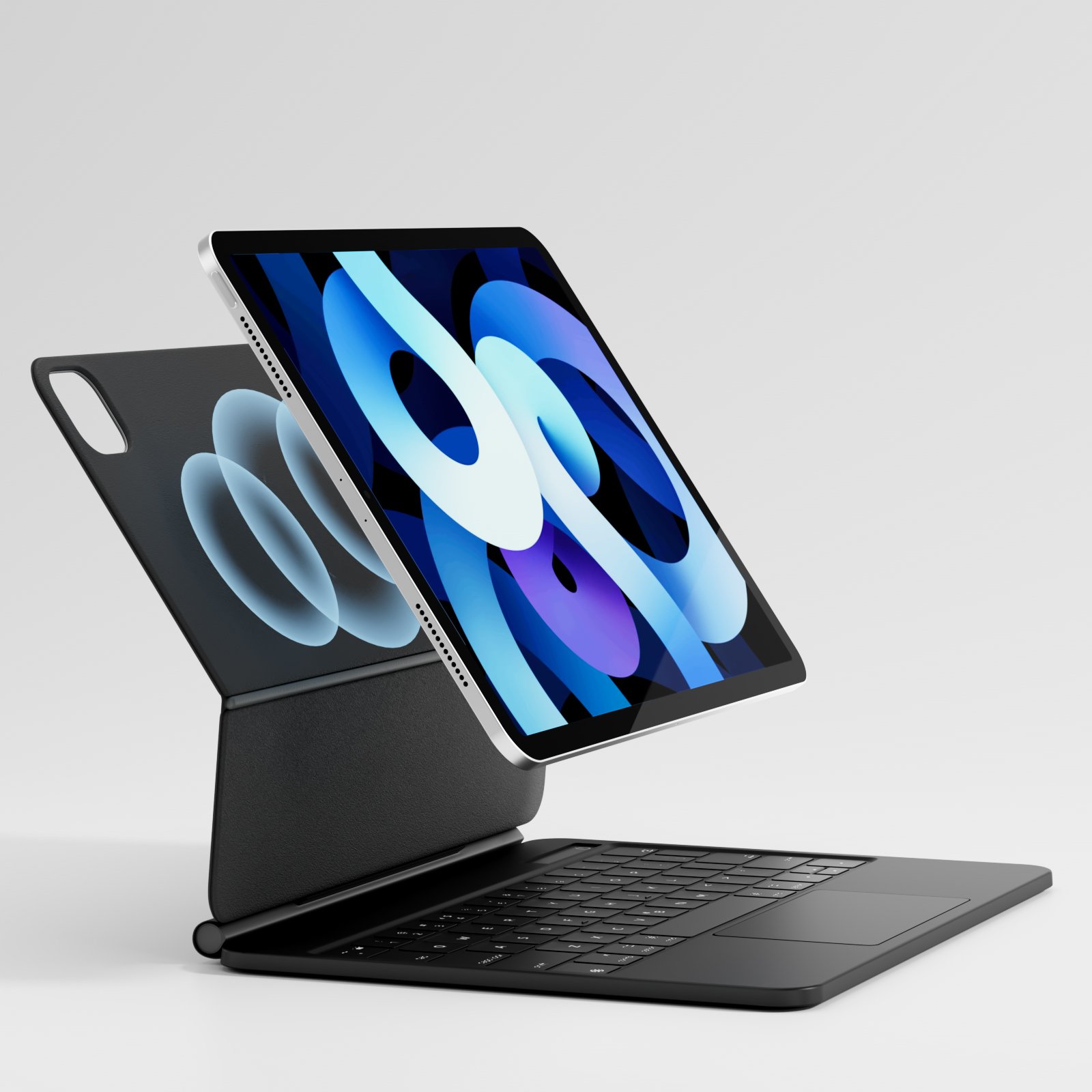 Magic Keyboard Case For iPad Air 13 11 2024 Keyboard Case for iPad Pro 11 12.9 Magnetic Keyboard Case with Multi-Touch Trackpad