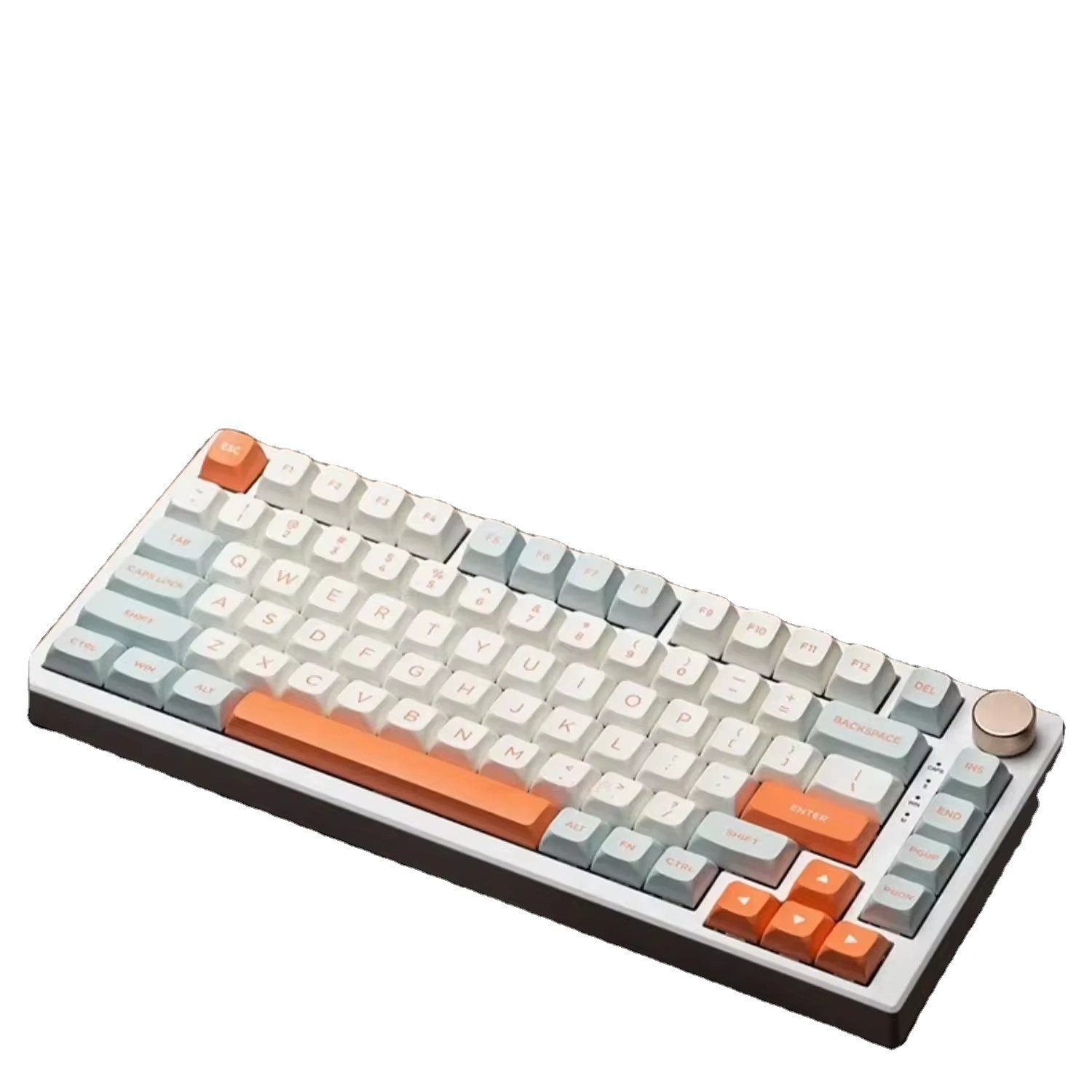 VGN N75 Pro Mechanical Keyboard Wireless BT 2.4g USB Three-Mode Metal Knob Hotswap RGB Office Gamer PC Gaming Keyboard