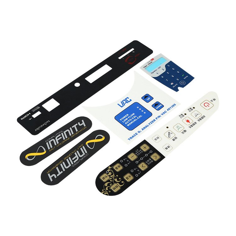 Direct Manufacturer silk printing High Quality thin film switch membrane keypad