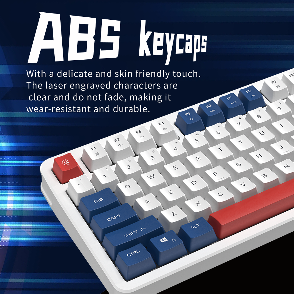 99 Keys USB Wired Keyboard ABS Keycaps Rainbow Backlit Membrane Mechanical Keyboard with Volume Button for Computer Laptop