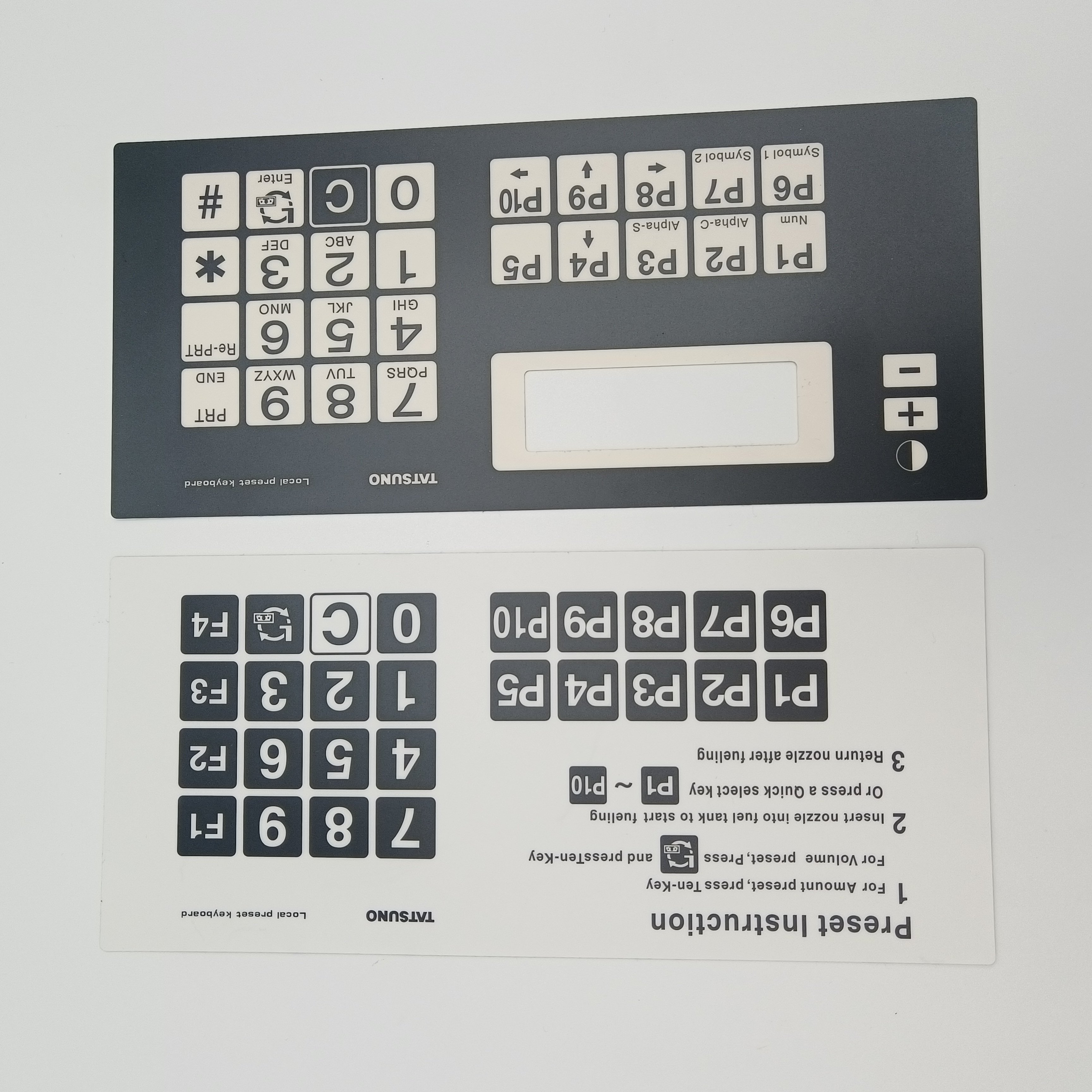 Cles personnalisees Chiavi personalizzate Chaves personalizadas Teclado de membrana