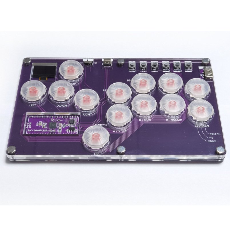 SKY2040PLUS Fighting HIT-BOX Controller Game Street Fighter 6 Post Cover PS4 Gaming Keyboard