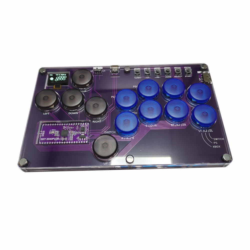 SKY2040PLUS Fighting HIT-BOX Controller Game Street Fighter 6 Post Cover PS4 Gaming Keyboard