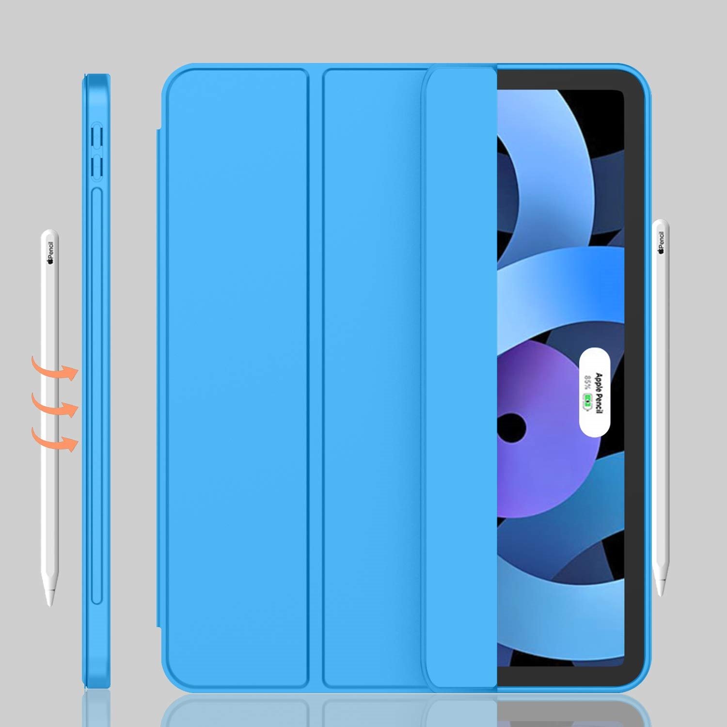AMZ Hot Sale Case For Ipad 10th 2022,flip Leather Silicone Cover With Pen Slot For Ipad 10.2 Inch