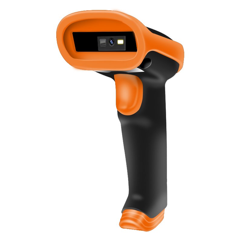 KEFAR 2.4G Barcode Scanner Wireless Wired 1D 2D QR Portable Handheld Bar Code Data Matrix Reader Multi Language Keyboard