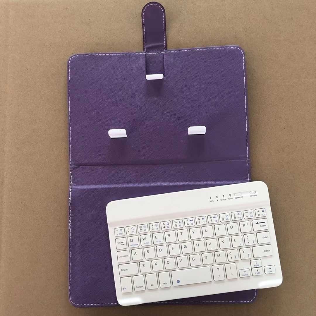 portable mini phone case with keyboard 7 inch BT connection multi colors USB XTSJBT wireless leather case keyboard phone