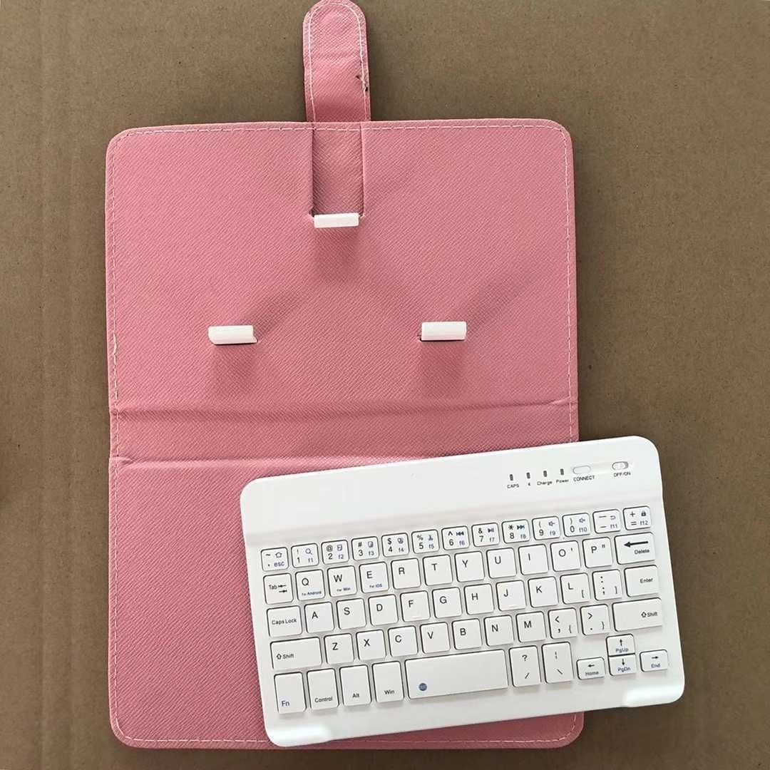 portable mini phone case with keyboard 7 inch BT connection multi colors USB XTSJBT wireless leather case keyboard phone