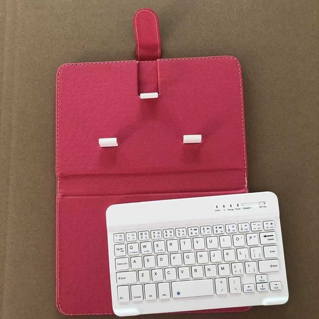 portable mini phone case with keyboard 7 inch BT connection multi colors USB XTSJBT wireless leather case keyboard phone