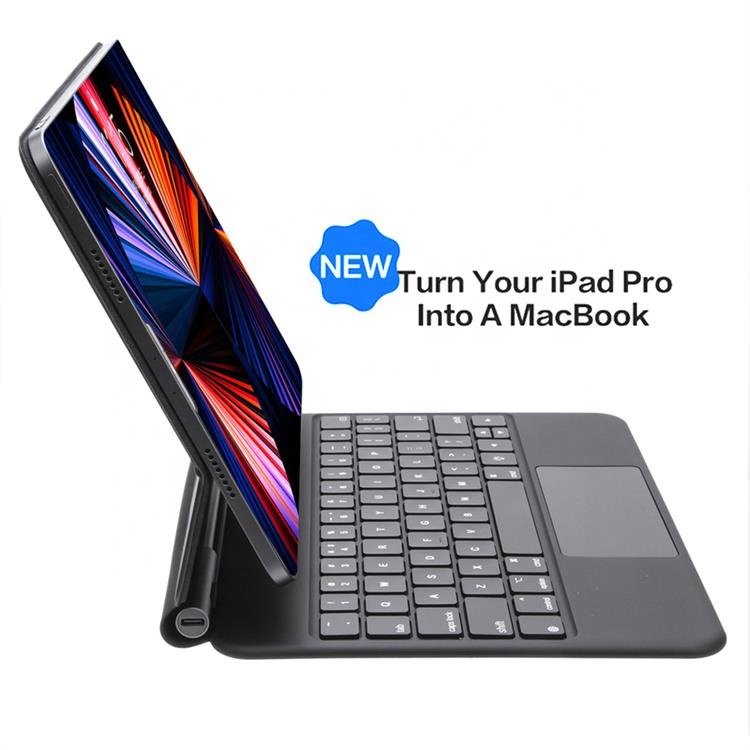 Magnetic Magic Keyboard Travel Case New Mechanical Aluminum 100% iPad Keyboard hard Case For iPad pro 11 inch
